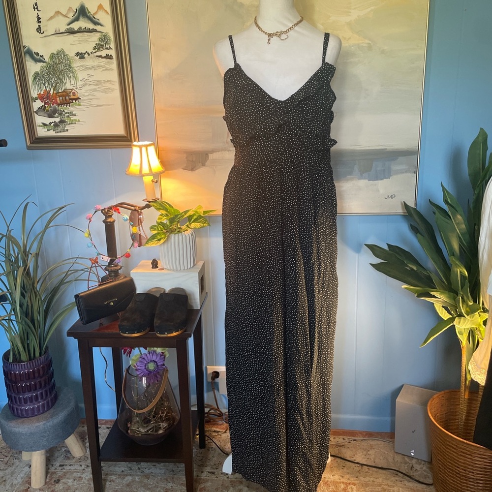 American Eagle Outfitters Black Maxi Dress